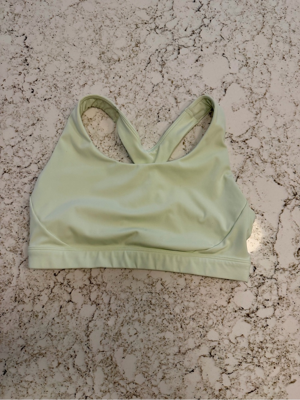 Athleta Light Sage Racerback Sports Bralette
